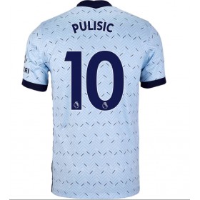 Jalkapallo Pelipaidat Chelsea Christian Pulisic 10 Vieraspaita 2020-2021 Lyhythihainen